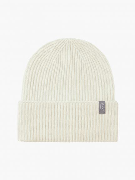 Beanie with wide Rib knit turn-up