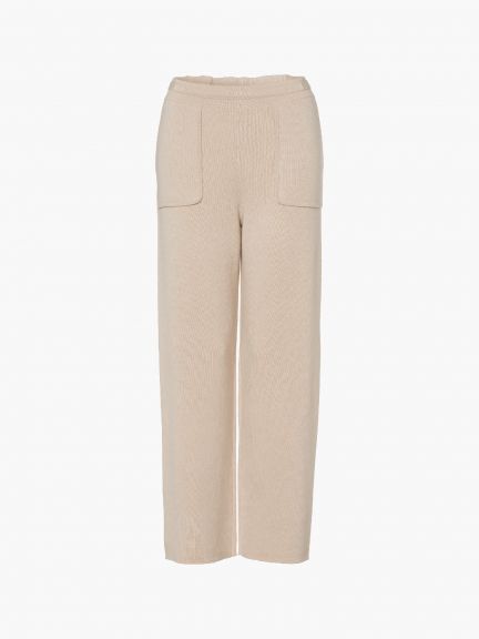 Trousers in dense milano structure