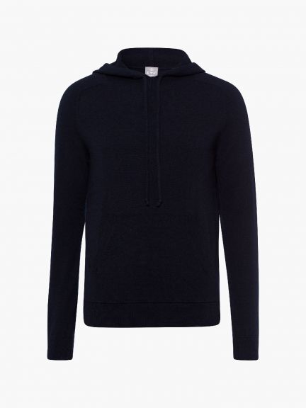 Hoody with hidden colour contrast