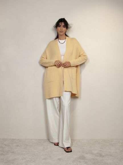 Long Cardigan with Pockets