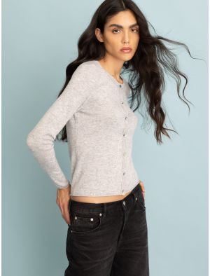 Rundhals Cardigan