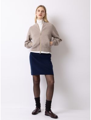 Bomber in doubleface knit